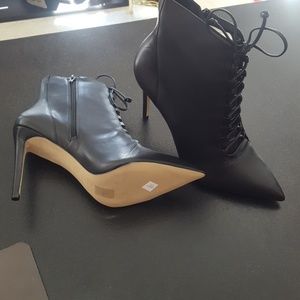 Aldo Lace Up Heeled Ankle Boots